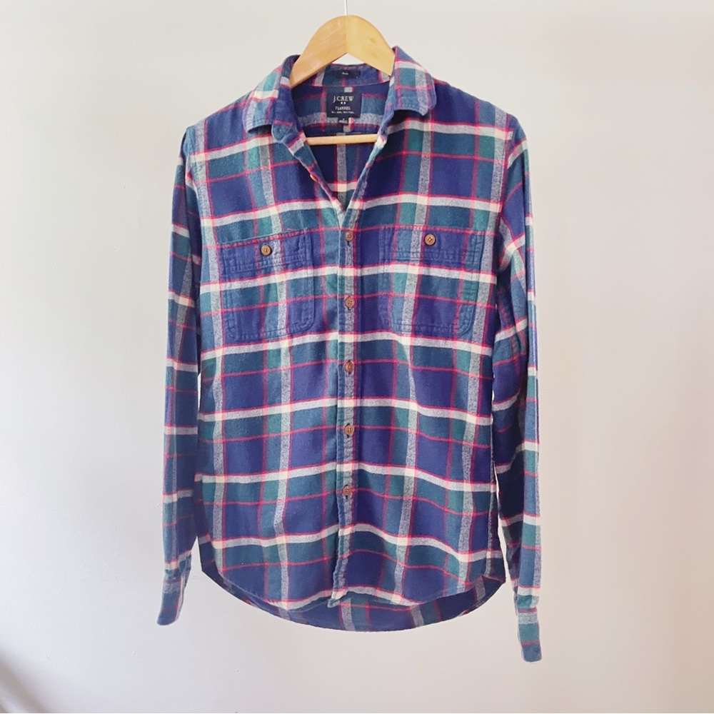 J. Crew Men's Flannel Plaid Shirt